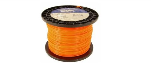 ROLLO DE HILO DE NAILON 1KG -124 MTS – REDONDO 3,00MM – NARANJA